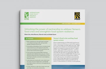 Issue brief: Building resilient food systems
